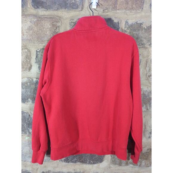 Ball State Cardinals Sweatshirt Woman's‎ Medium Red 1/4 Zip Sporty Academia - Picture 6 of 12
